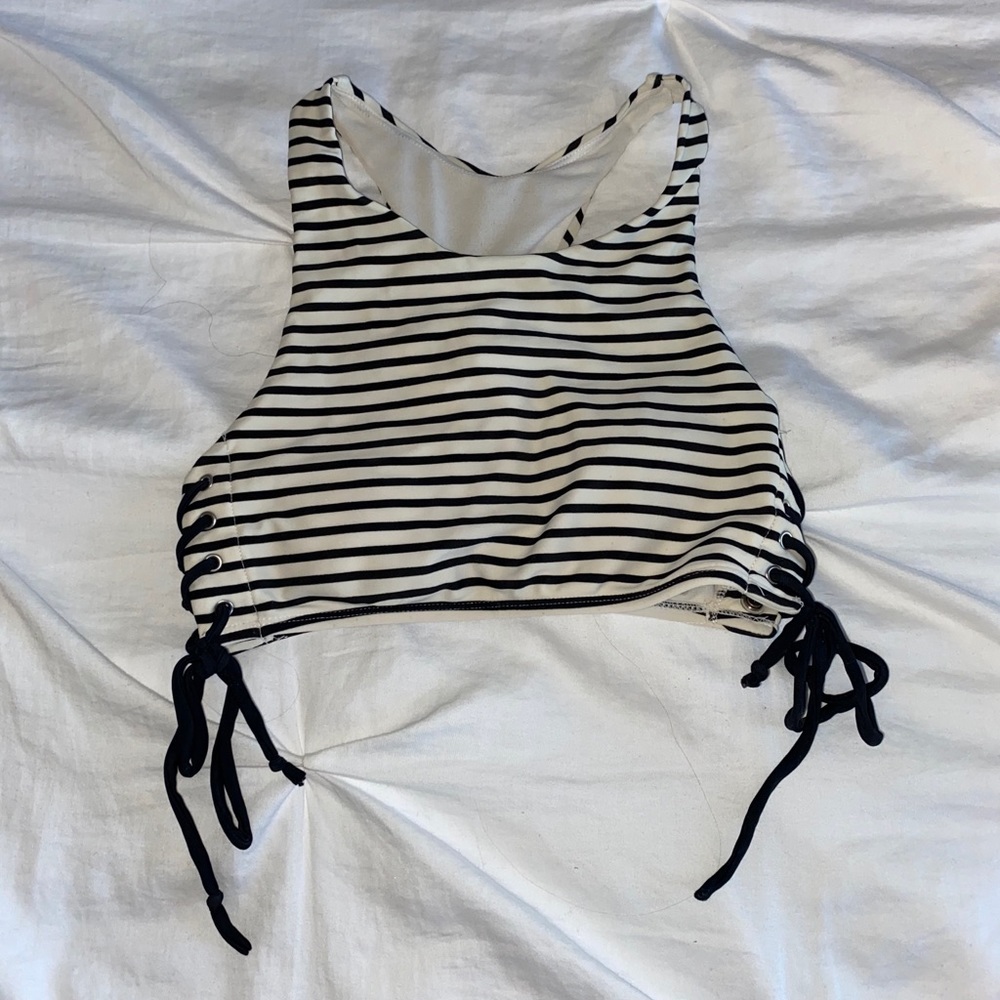 high neck bikini top